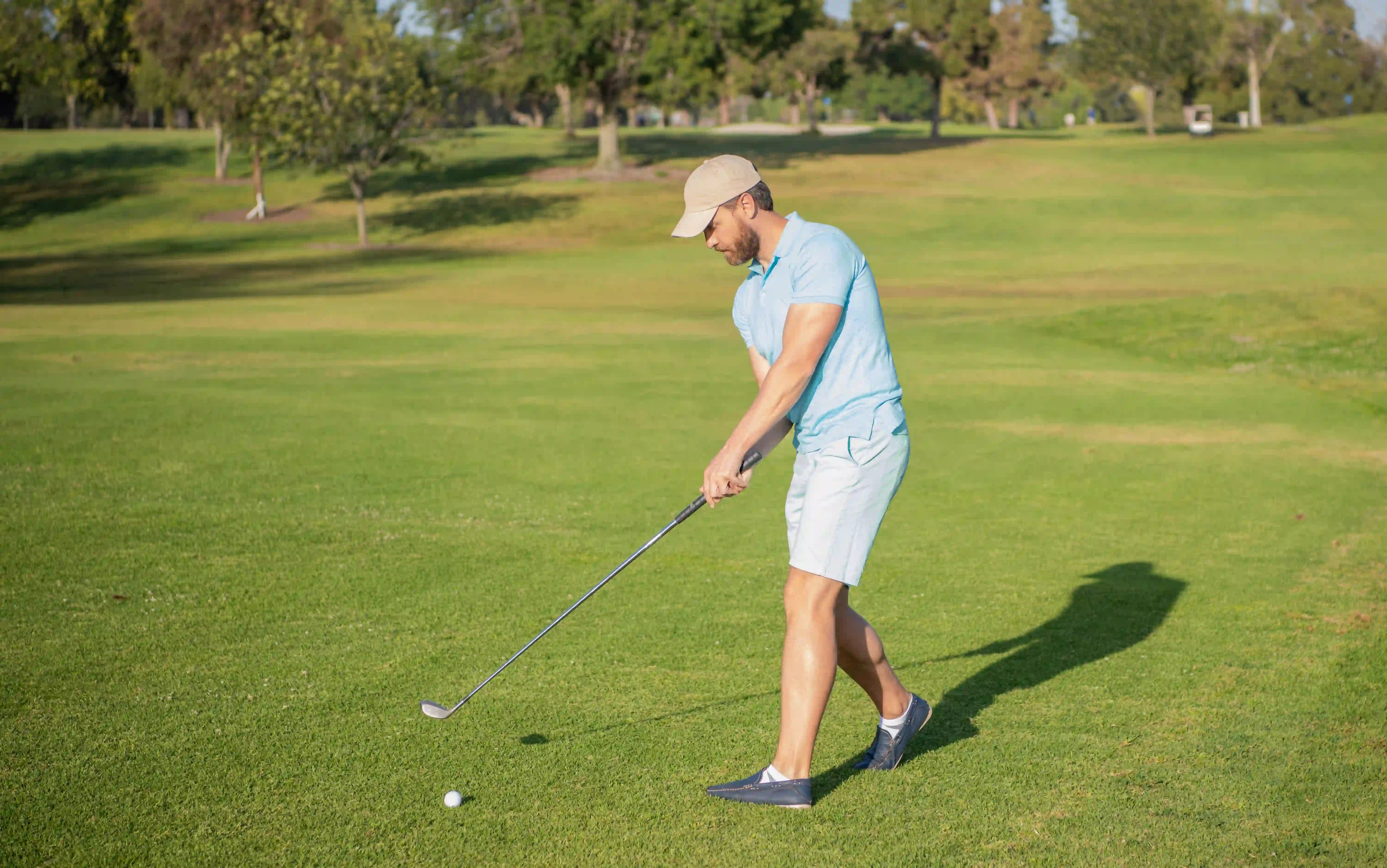 Hitting-shot-with-driver