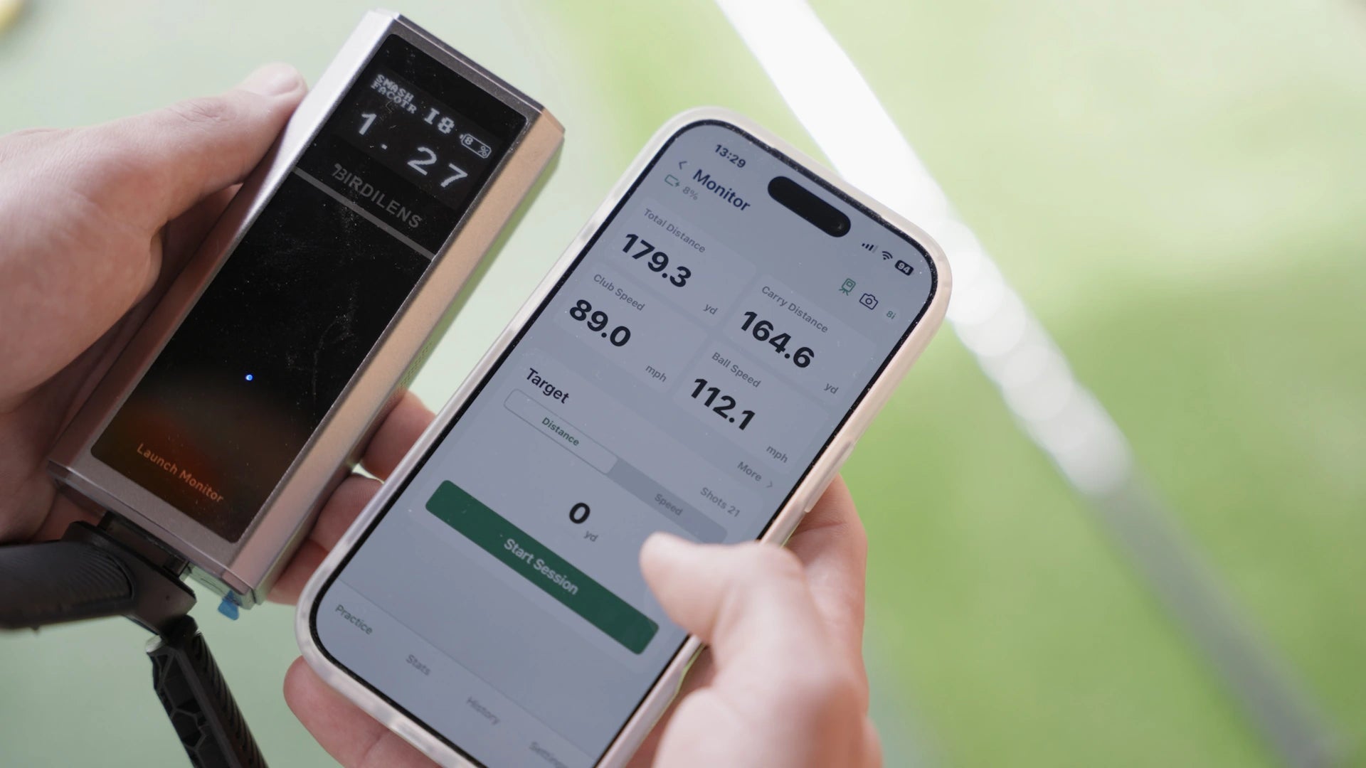 Load video: Golf-monitor